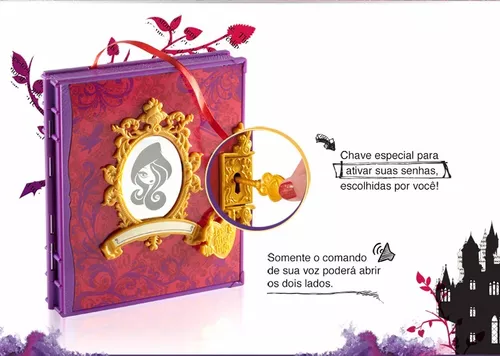 Ever After High Diário Encantado - com Caneta e Acessórios