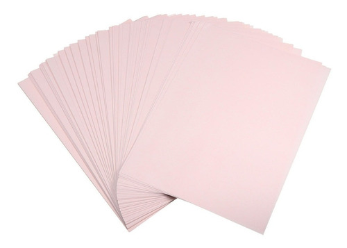 300 Folhas Papel Sublimático Transfer Fundo Rosa 100g A4