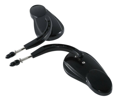 Retrovisor Duplo Preto Para Harley Davidson Sportster