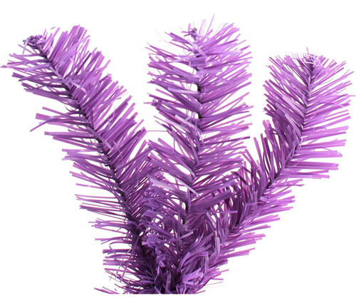 Arbol De Navidad Pino Canadiense Morado 1.2mts 291 Puntas