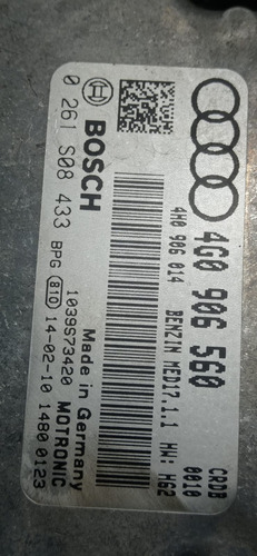 Modulo De Injeção Audi Rs6/rs7 2015/18 V8 Biturbo 4.0 Tfsi G (Usado)