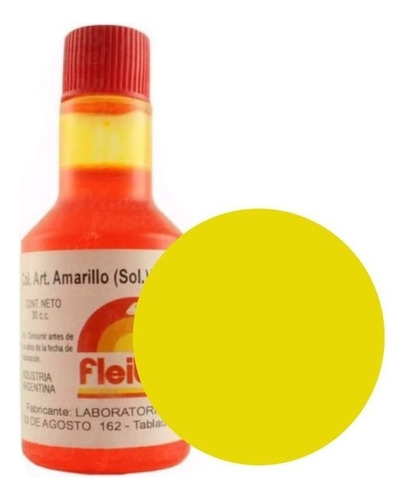 Colorante Liquido Fleibor Amarillo X1