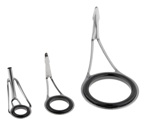 Single Leg Silver Frame Black Ring