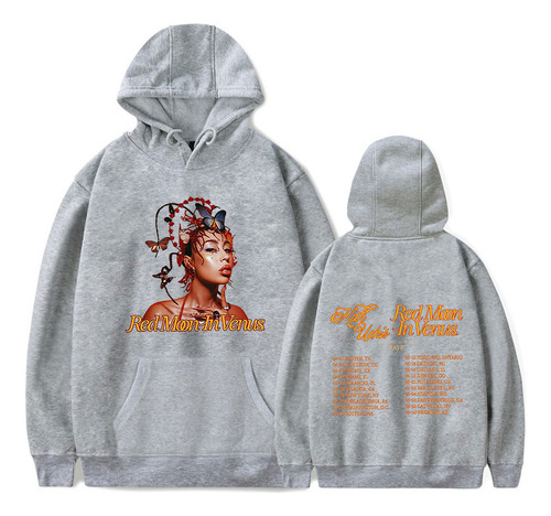 Sudadera Con Capucha Kali Uchis Red Moon In Venus Merch