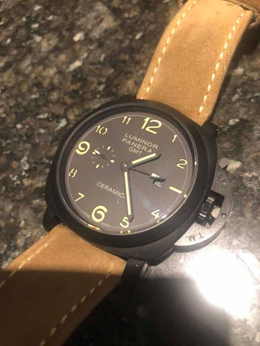 Reloj Panerai Luminor Gmt Cerámica Imitación.