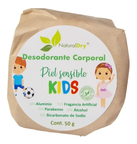 Desodorante Sólido Repuesto Naturaldry Kids Piel Sensible