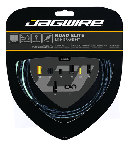 Jagwire Road Elite Link - Kit De Freno De Cable Unisex Para 