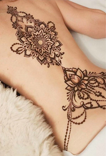 Henna Natural Tatuajes Temporales 2 Tubos Golecha A Escoger