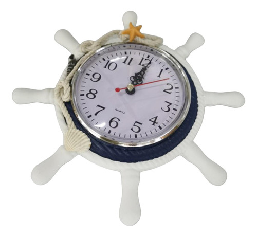 Reloj De Pared De Decoración De Pared De Café Casero Azul