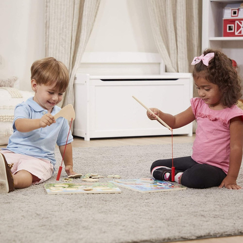 Juego Pesca Magnético Melissa & Doug De Madera Modelo