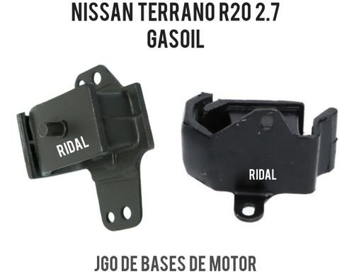 Juego Bases Soporte De Motor Nissan Terrano R20 Td27