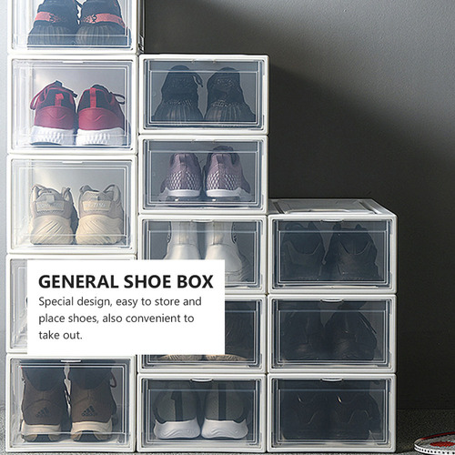 Zapatero De Plástico, Caja De Almacenamiento De Zapatos, Gru