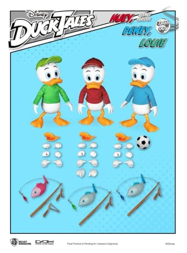 Beast Kingdom Ducktales: Huey, Dewey And Louie Dah-069 Dynam