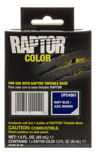 U-pol Raptor Bolsa Tinte Color Azul Marino