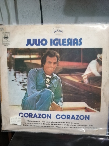 Disco De Vinilo Julio Iglesias Corazón Corazón (237)