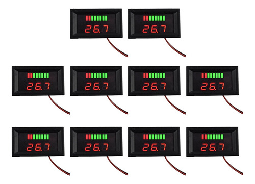 Indicador De Nivel De Carga De Batería De Coche 6v 12v 24v 3