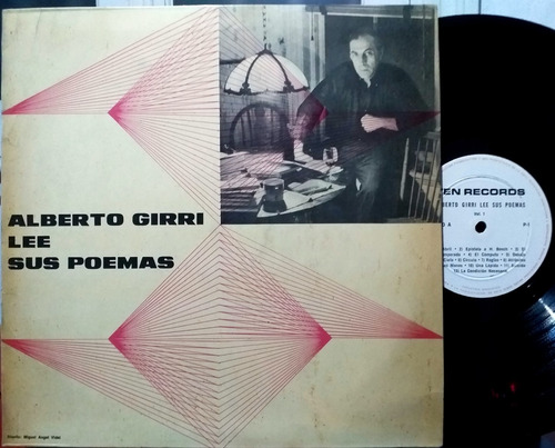 Alberto Girri - Lee Sus Poemas - Lp Vinilo - Ten Records