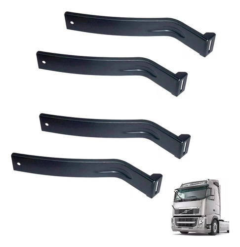 Kit 4  Suporte Paralama Dianteiro Volvo Fh / Fm 20528528