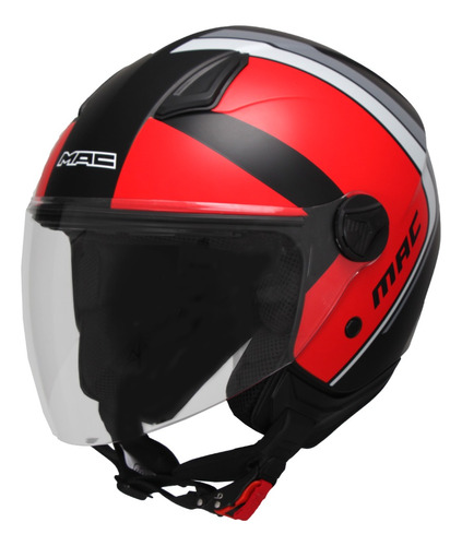 Casco Mac Beat Abierto Con Visor Nuevo Modelo En Moto Delta