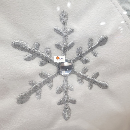 Pie De Arbol Navidad Color Plata 1.6 Mts Redondo Envio Xos