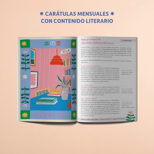 Agenda 2023 Literaria - Tapa Dura 21x15cm Cosida - Fera