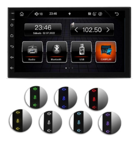 Multimídia Mp5 Chery Qq Carplay Android Auto Carplay Usb