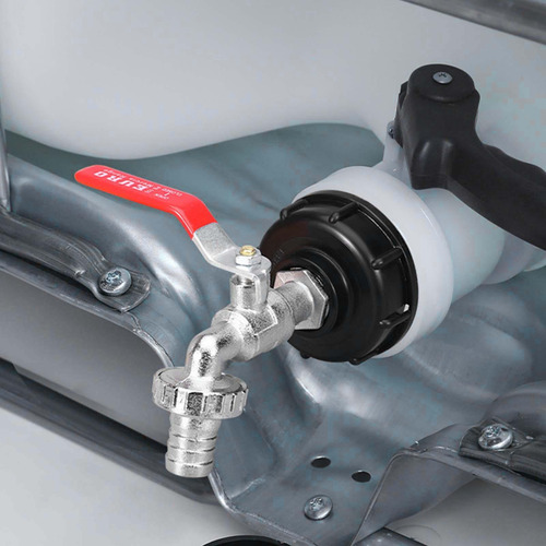 2 Adaptador De Tanque De Mano Ibc, Grifo De Válvula De De