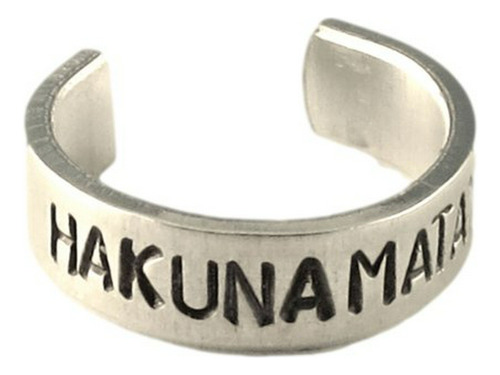 Anillos - Hakuna Matata Ring - Adjustable Twist Aluminum Rin