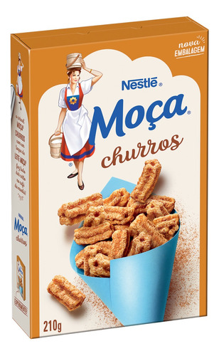 Cereais Nestlé Moça Churros em caixa 210 g