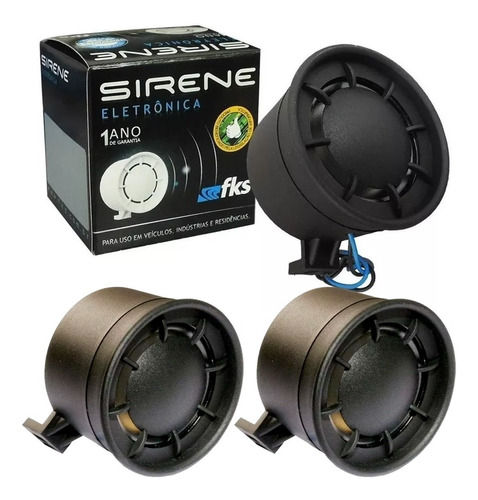 Kit 3 Sirenes Dedicada Fks Para Fks 902 903 904 E 905