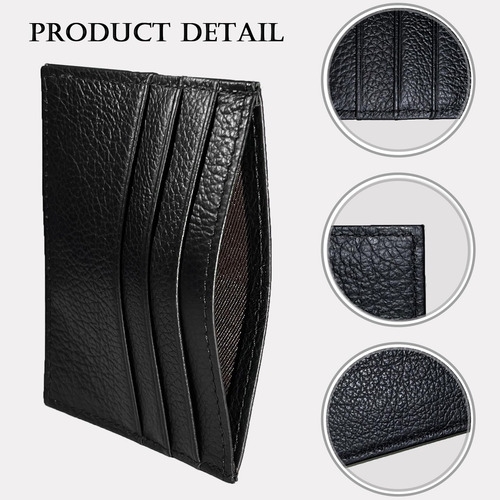 Woxvm Tarjeta De Crédito Soporte Wallet Rfid Bloqueo F4j3p
