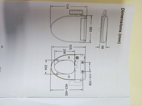 Assento Sanitário Térmico Eletrônico Japonês Com Ducha Bidê