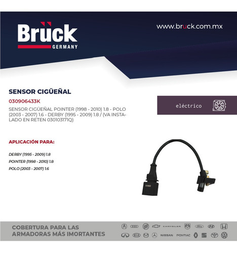 Sensor De Cigueñal Pointer 00 01 02 03 04 05 06 Polo /v