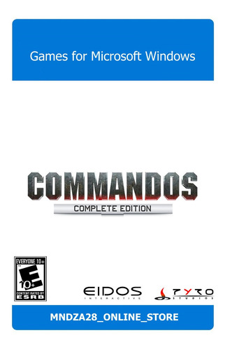 Commandos Complete Edition Juego Para Pc En Físico 