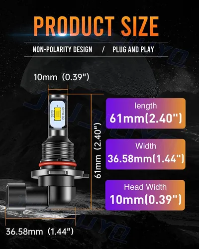 Cd- Kit Faros Luz Led 9005 H11 H10 30000lm Para Ford