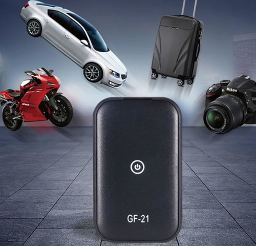 Mini Gps Gf21 Rastreamento Localizador Superior Ao Gf07 Gf09 Cor Preto