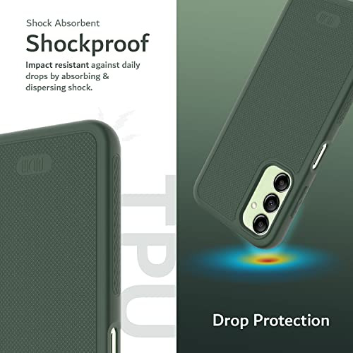 Funda Para Galaxy A14 4g / 5g Pine Verde Ultra Delgado Plast