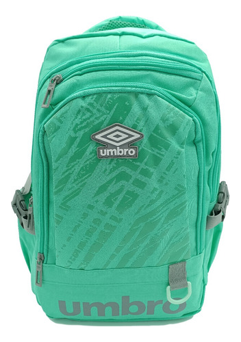 Mochila Marca Umbro: 5 Compartimentos + 2 Bolsas Laterales