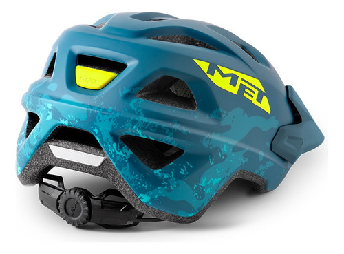 Casco Bici Met Eldar Mtb Color Azul Talla Unitalla 52-57cm