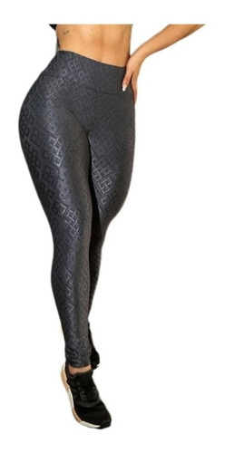 Imagem 2 de 7 de Calça Legging Tecido Suplex Poliamida Linha Premium Ref. 801