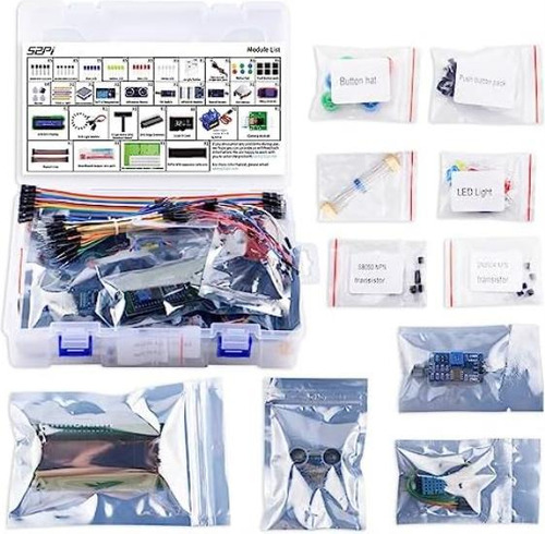 Geeekpi Kit De Inicio Completo Para Raspberry Pi 4b, Python