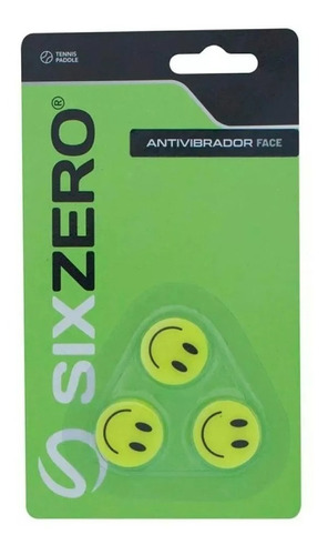 Antivibrador X3 Sixzero Face Raqueta Tenis Squash Smile 