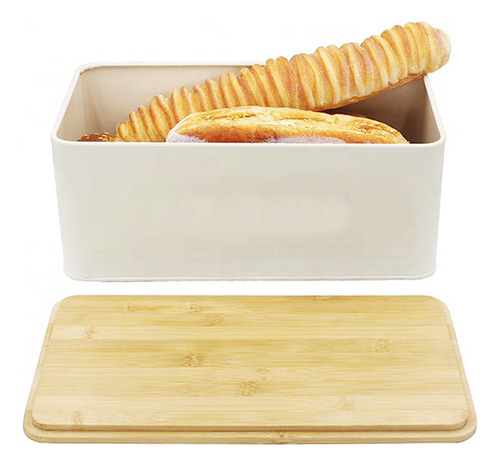 Pack Mantequillero+ Cuchillo+panera Metálica Simplit Color Blanco