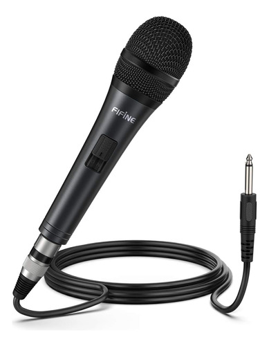 Microfono De Karaoke Fifine Cable Desmontable De 4.5 Metros