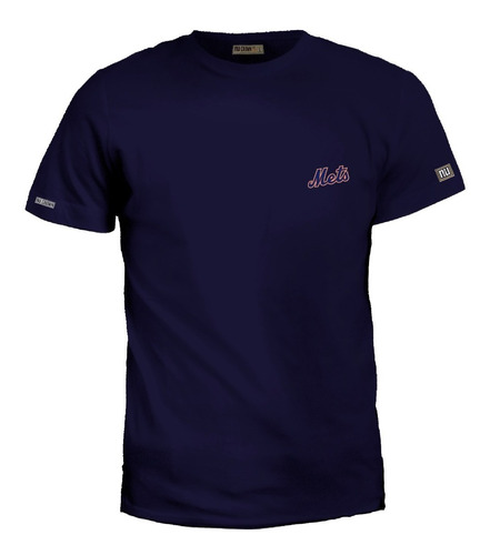 Camiseta New York Mets Logo Nombre Beisbol Hombre Phc