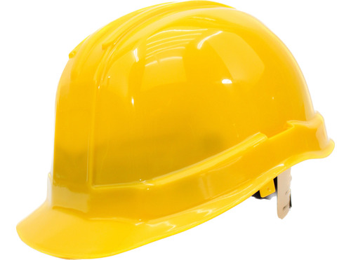 Casco De Seguridad Amarillo Completo Normalizado Obra Cuota