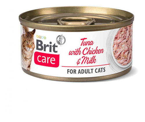 Brit Care Pate Tuna With Chicken And Milk 70g