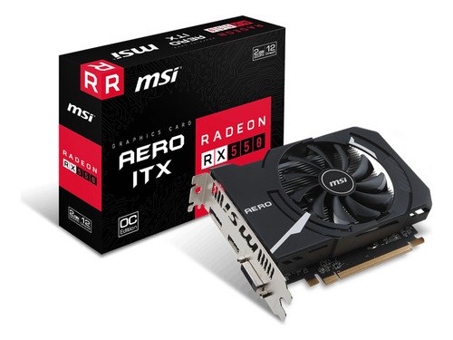 Msi Radeon Rx 550 Aero Itx 2gb Oc