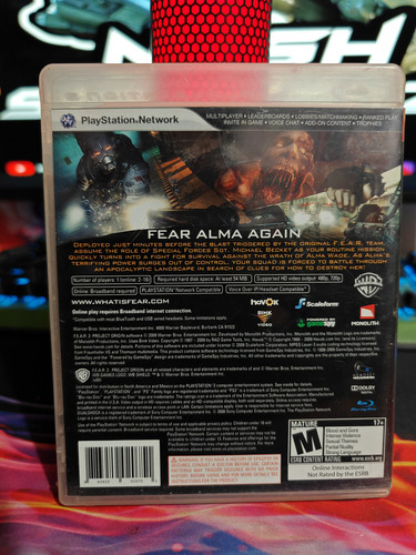 F.e.a.r. 2 Ps3 (Reacondicionado)
