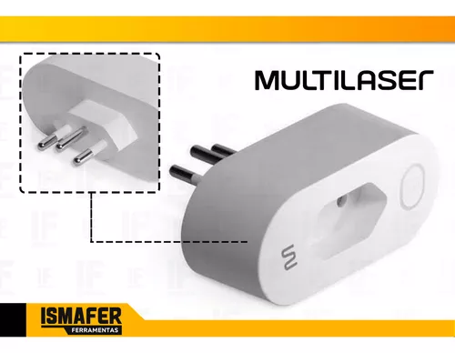 Tomada inteligente WiFi, Smart Plug Sem Fio Doméstica Multifuncional,  Controle Remoto de Eletrodomésticos Por Telefones Celulares, Interruptor